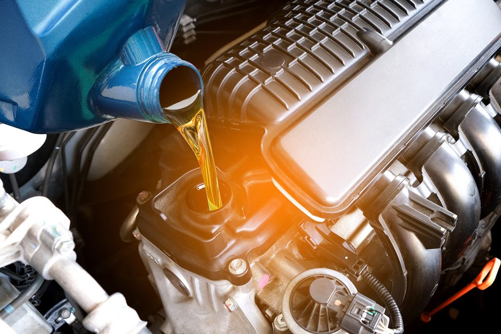 Engine oil service & routine maintenance